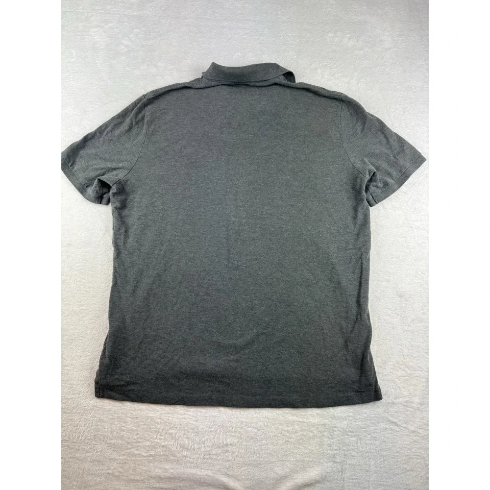 Polo Ralph Lauren Men's Gray  Slim Fit Short‎ Sleeve Polo Shirt Size L